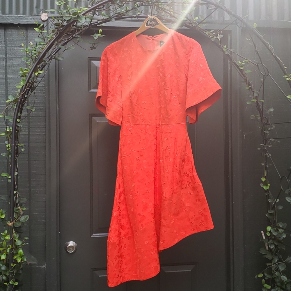 Brandon Maxwell Asymmetrical Hem Dress NWT Sz 2